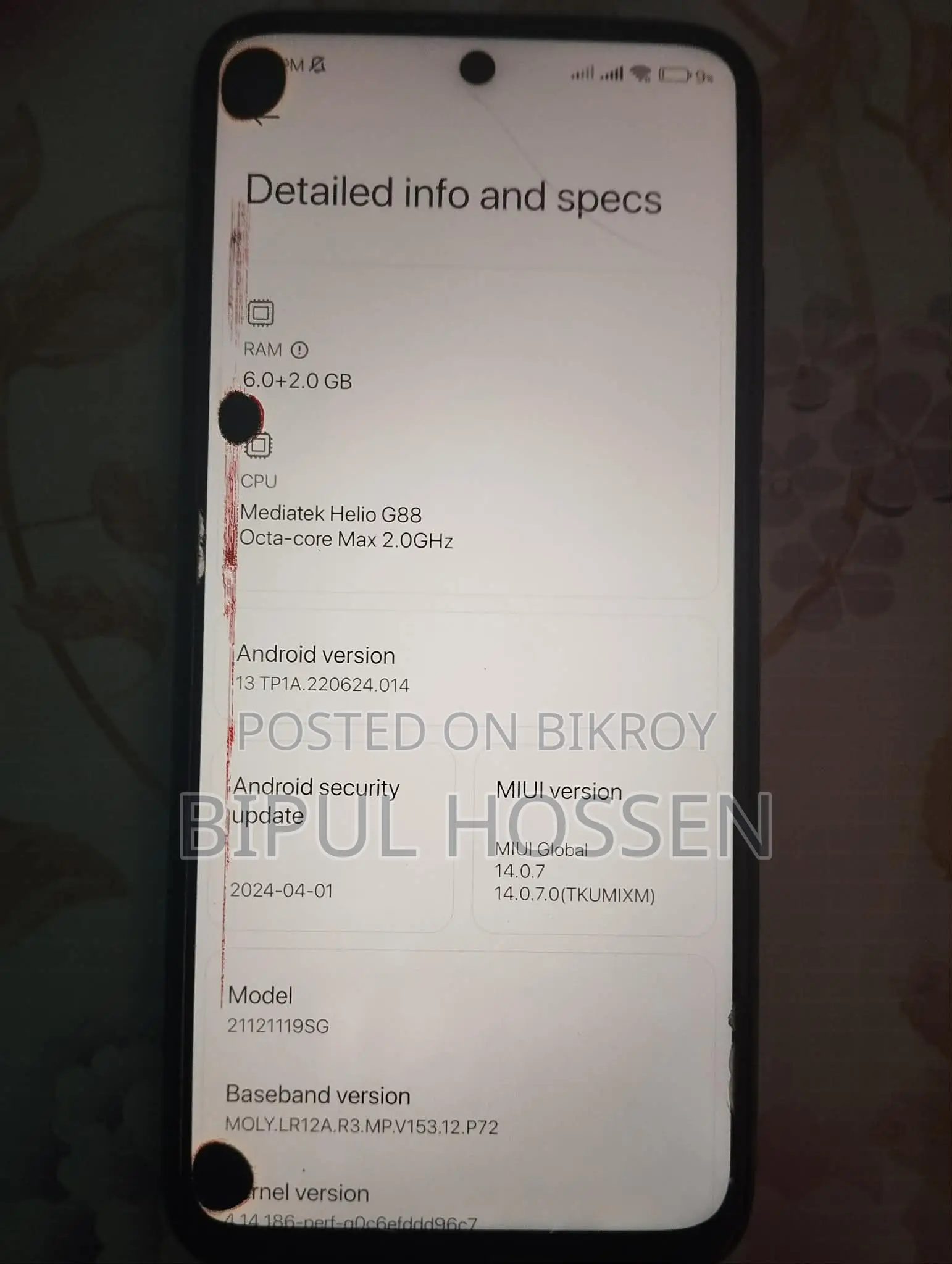 Xiaomi Redmi 10 2022 good condition (Used)
