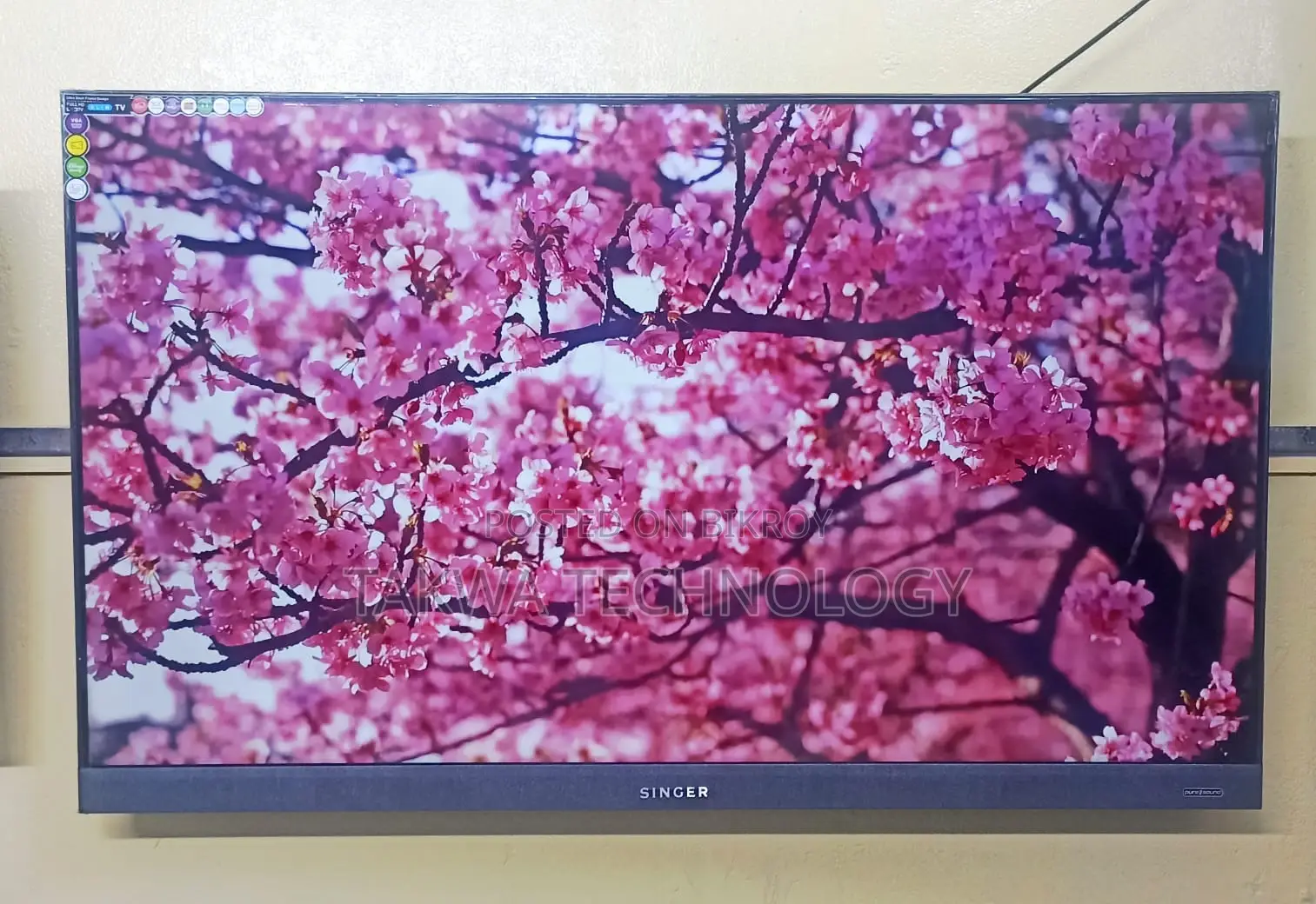 SINGER-50" Inch Android Frameless Voice Control Dolby Soundbar System