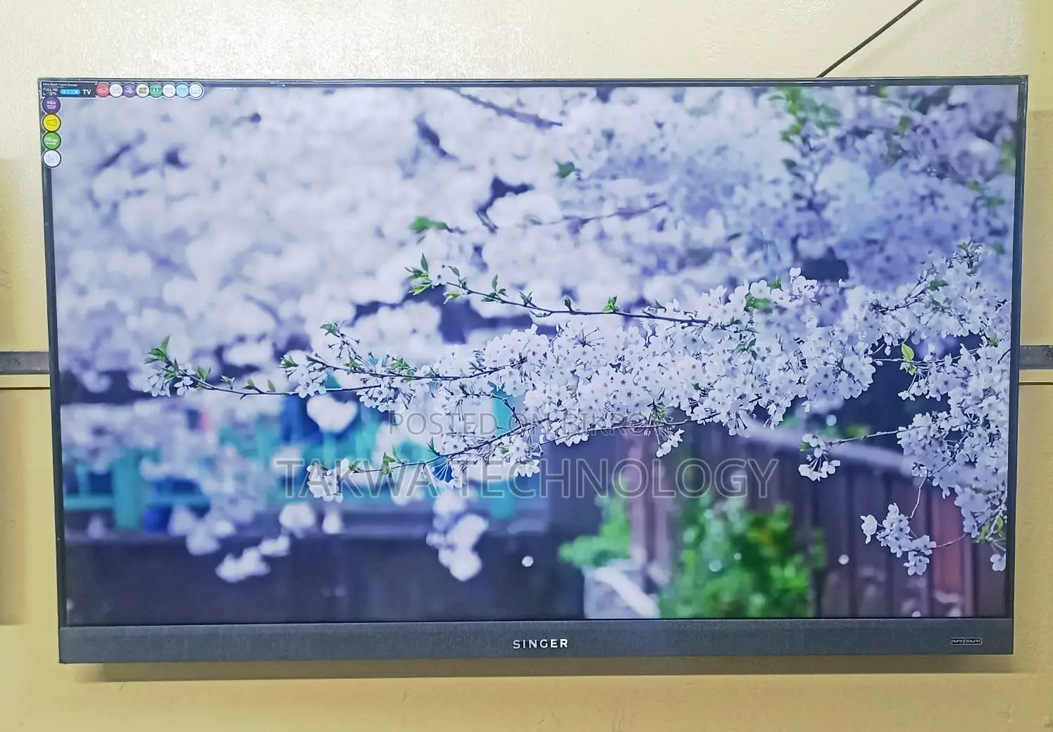 SINGER-50" Inch Android Frameless Voice Control Dolby Soundbar System
