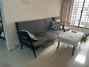 5 Seat Wooden Sofa