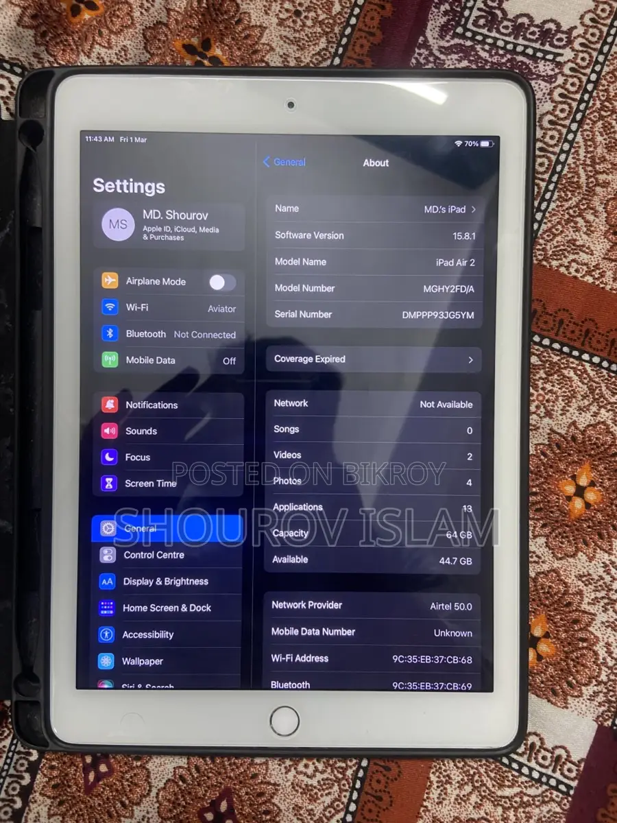 I pad air 2
