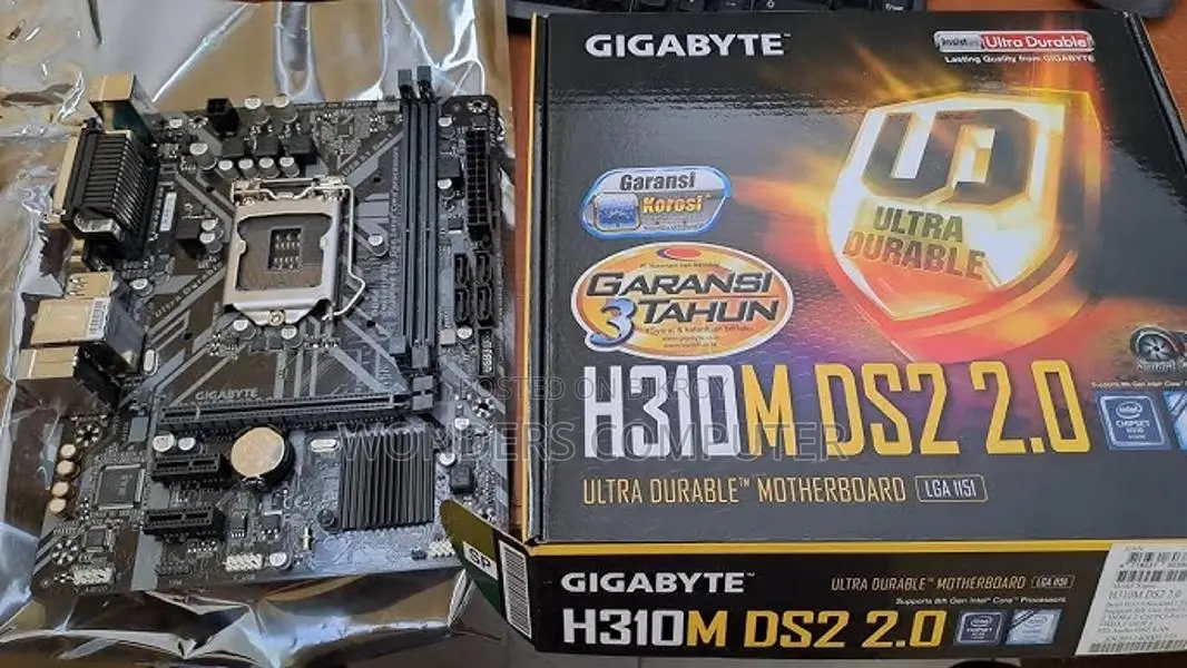 Gigabyte H310M DS2 Motherboard For 8th & 9th Gen 1 Year Warranty