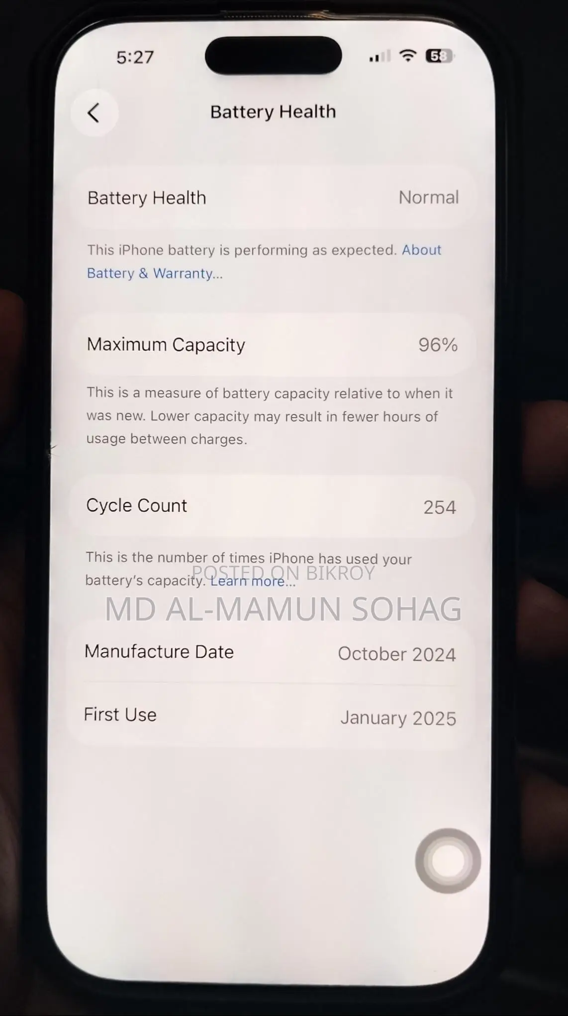 Apple iPhone 16 Pro USA (Used)