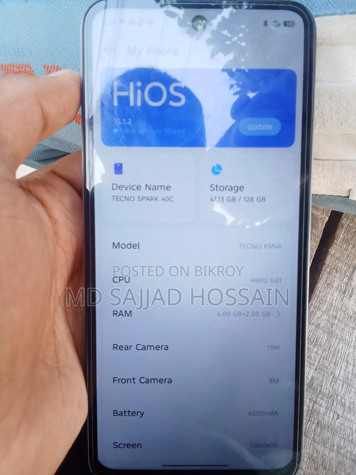 Tecno Spark 40C (Used)