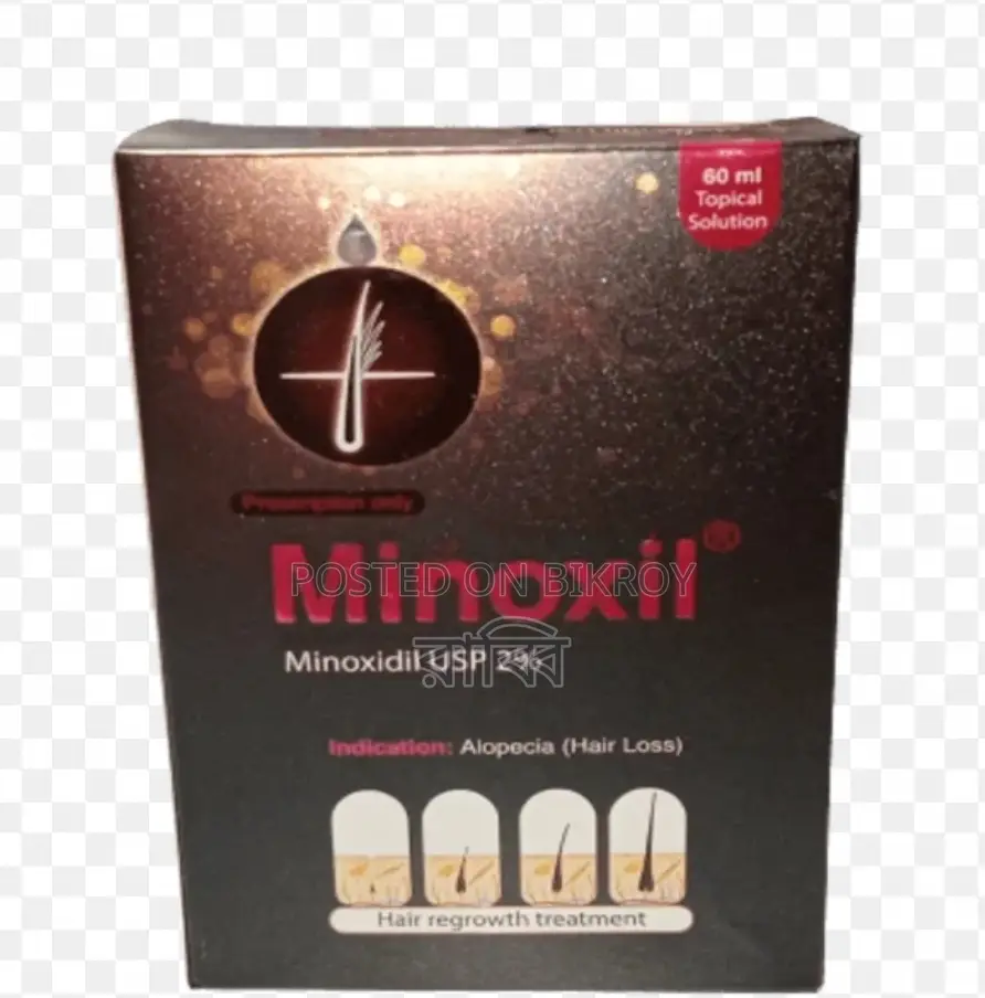 Medicated Solution for Hair Loss with Minoxil