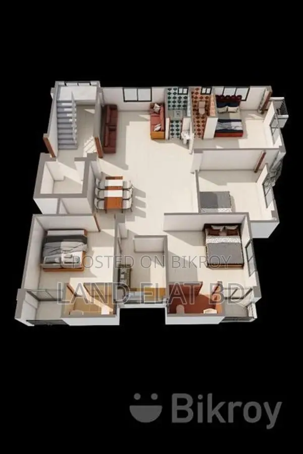 Flat for Sale in Ready Plot @ Nabinagar Housing, 1350 Sq Ft