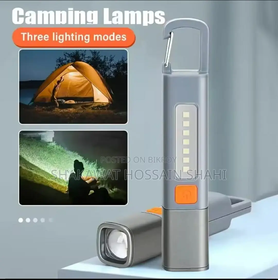High Power LED Portable Multifunction USB Rechargeable Waterproof Light