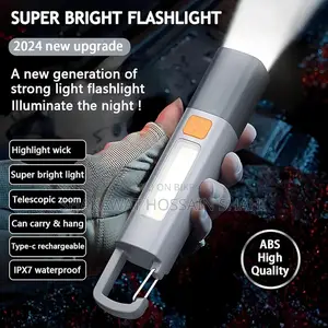 High Power LED Portable Multifunction USB Rechargeable Waterproof Light