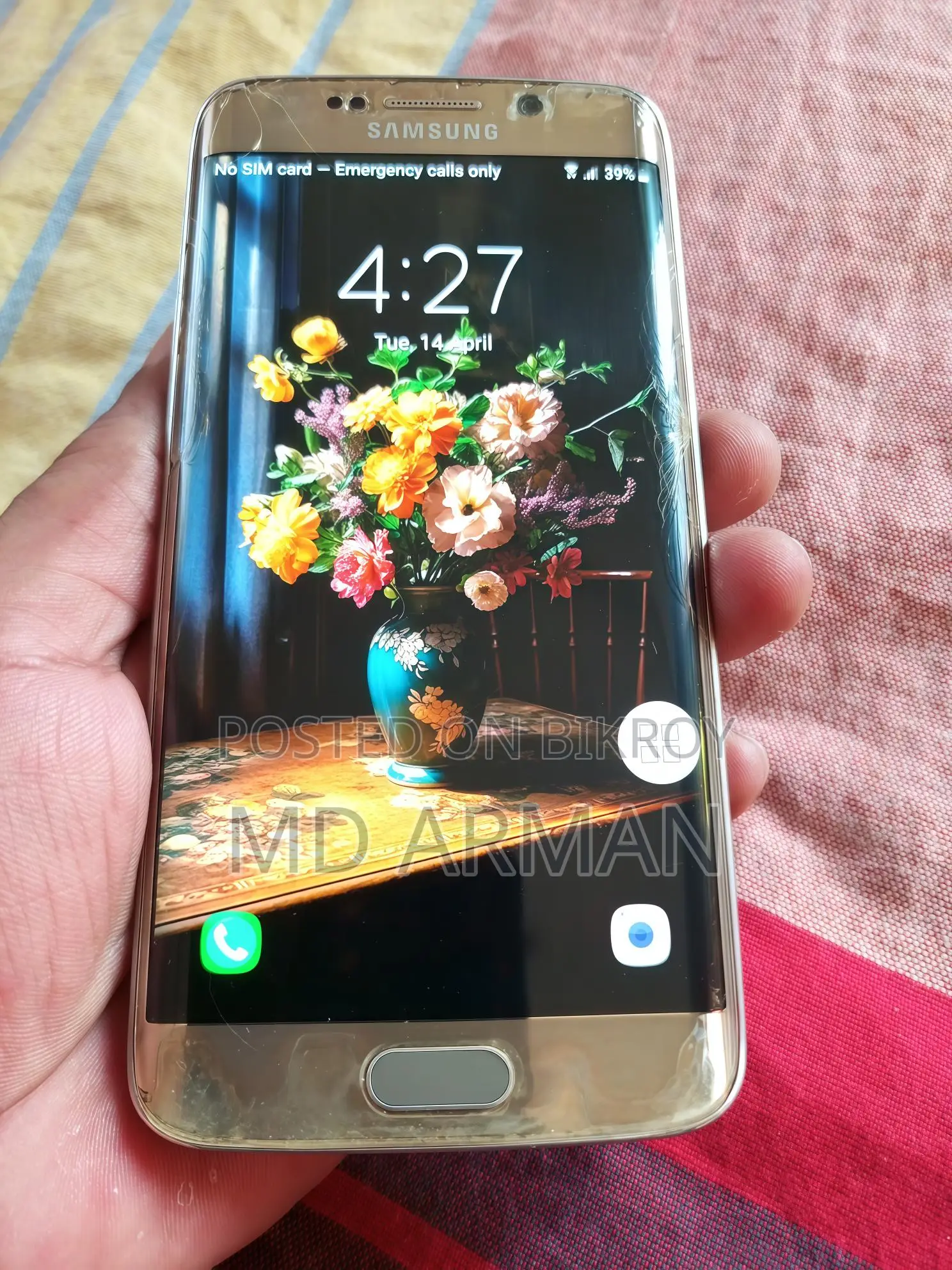 Samsung Galaxy S6 Edge . (Used)