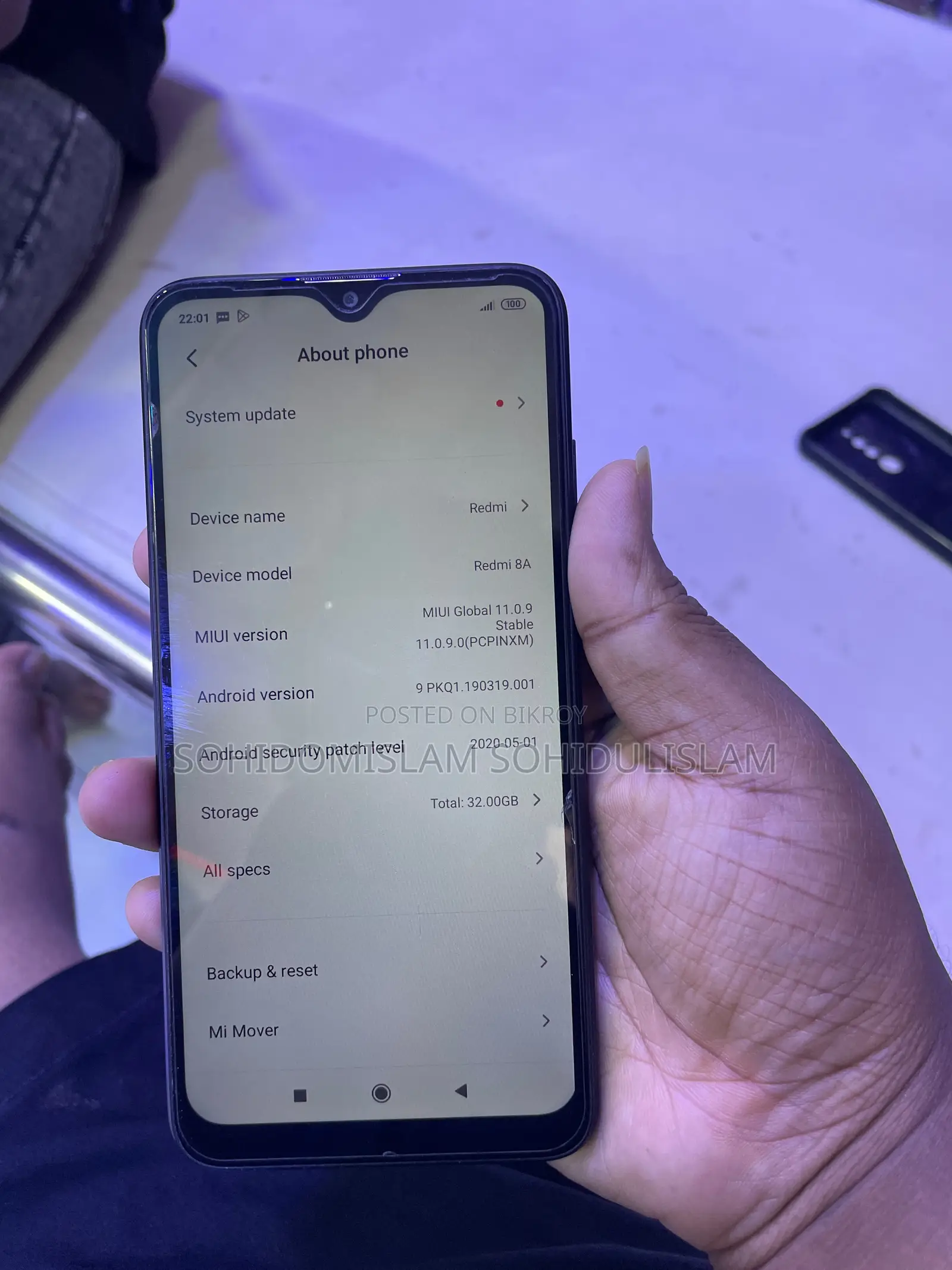 Xiaomi Redmi 8A . (Used)