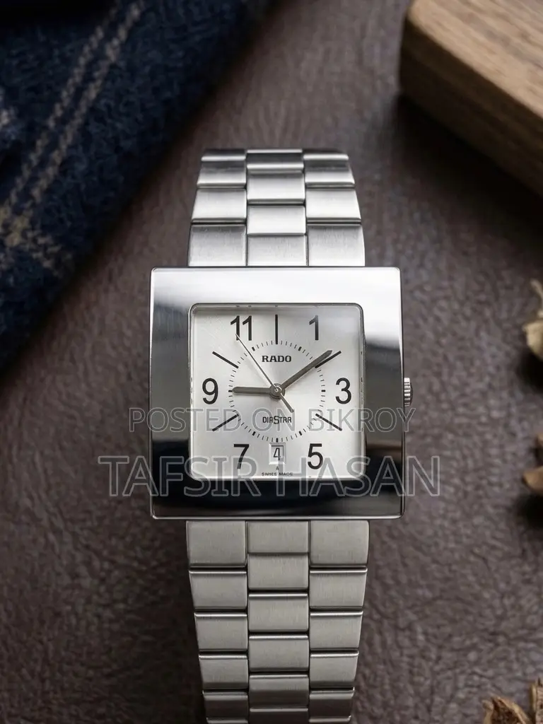Rado Diastar Square Silver Dial – Swiss Made Full Set