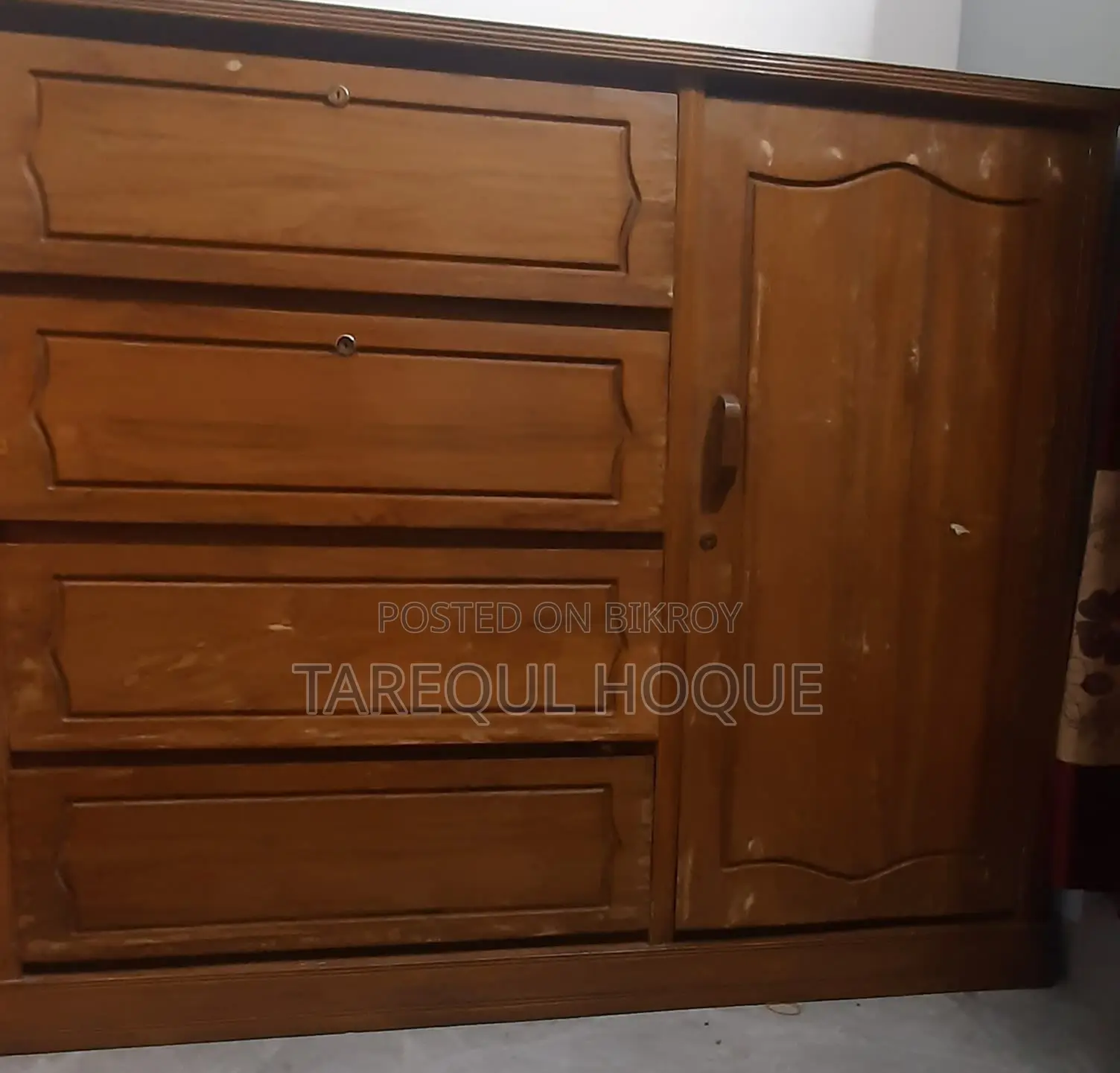 Segun Wood Wardrobe for Sale
