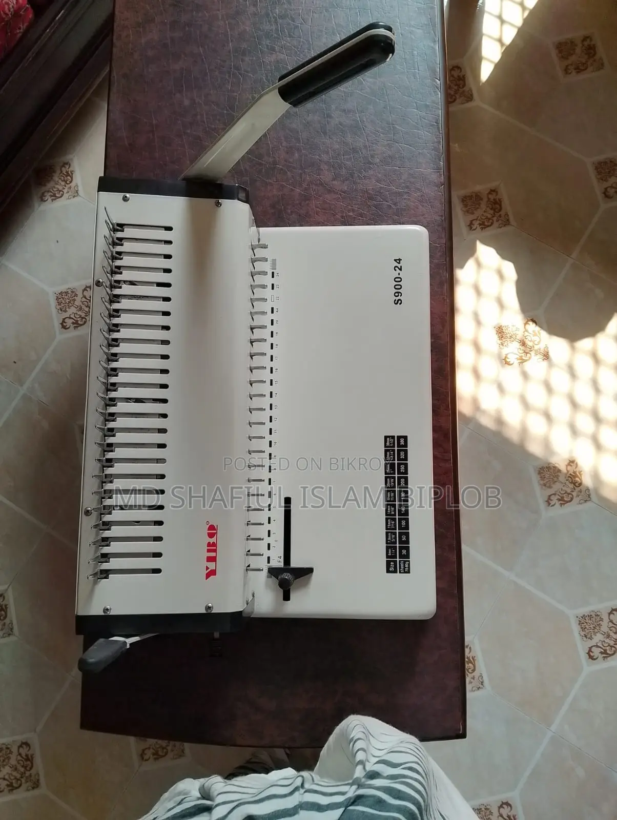 Sprial Binding Maching