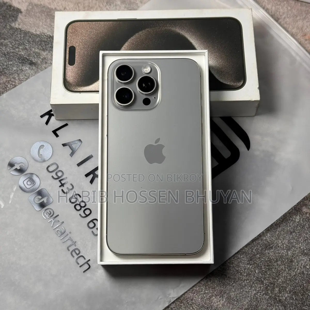 Apple iPhone 15 pro max 256gb (Used)
