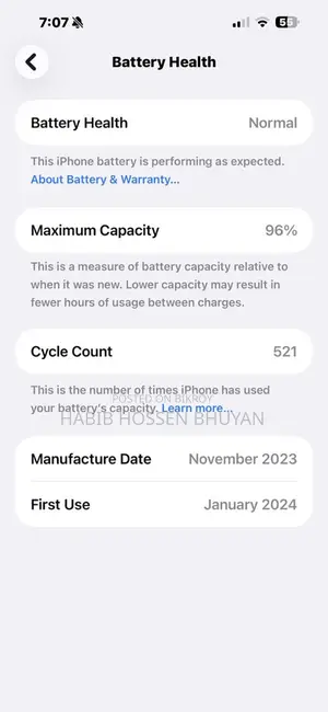 Apple iPhone 15 pro max 256gb (Used)