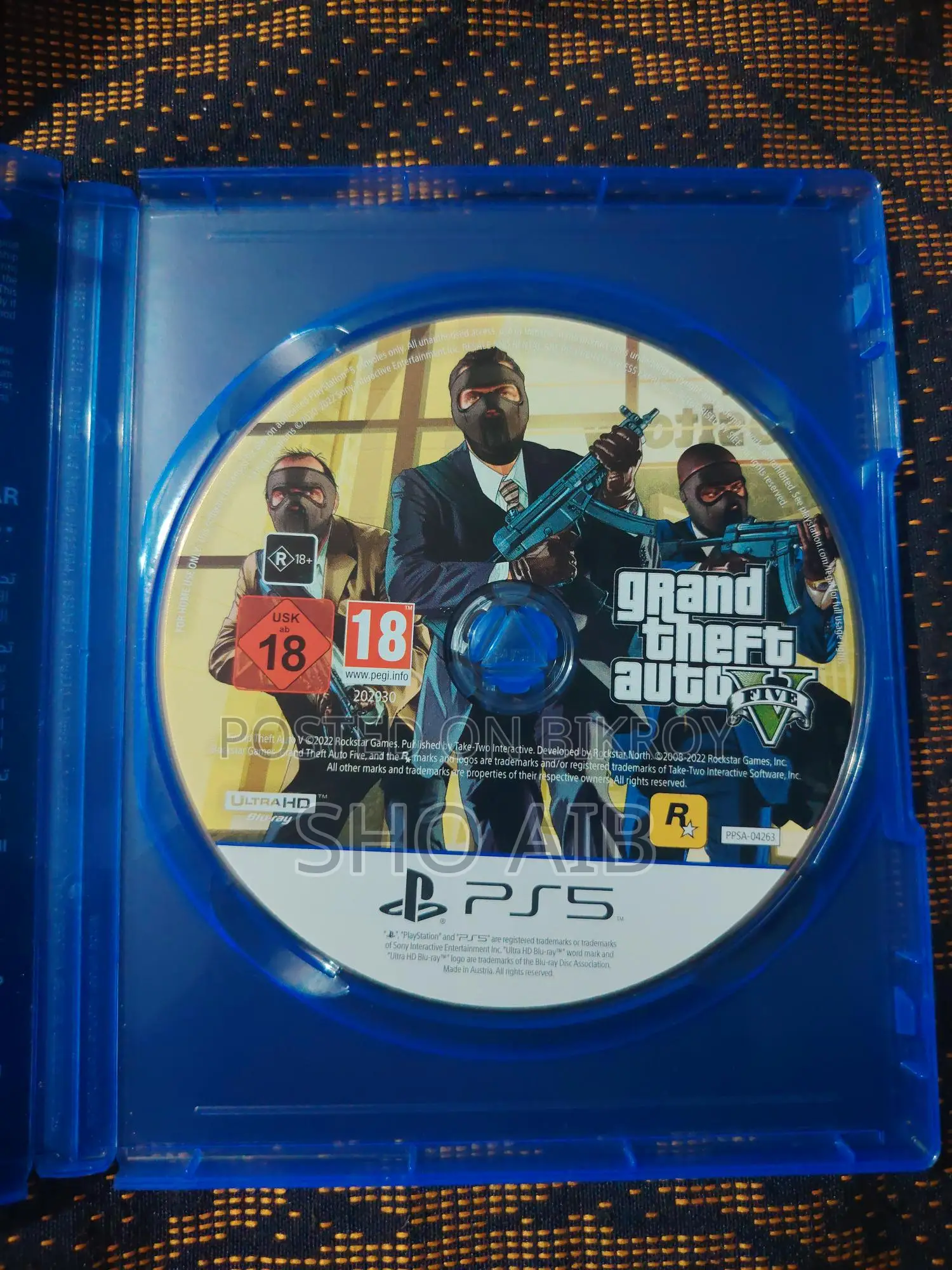 PS5 Game Gta Five
