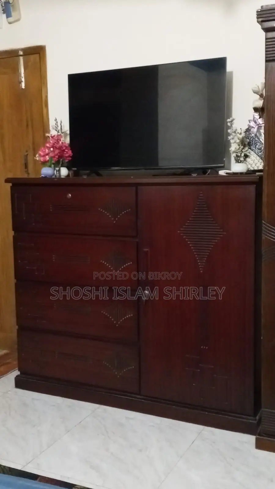 Malaysian and Wooden Wardrobe