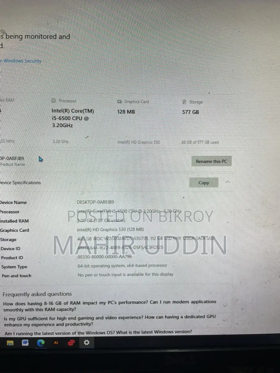 Inbox for Laptop Exchange