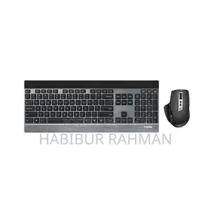 Rapoo 9900m Multi-mode Wireless Keyboard & Mouse Combo – Black