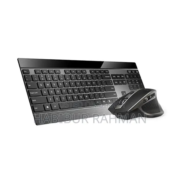 Rapoo 9900m Multi-mode Wireless Keyboard & Mouse Combo – Black