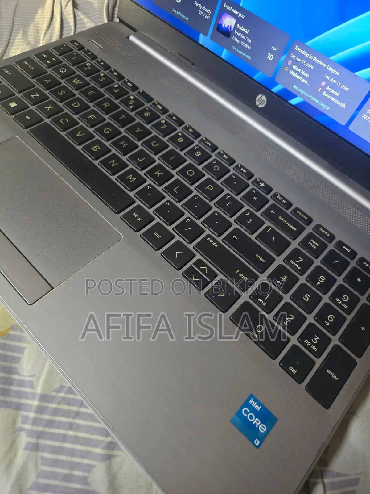 HP 250 G9 | Core i3 12th Gen 8GB RAM 256GB SSD in Good Condition