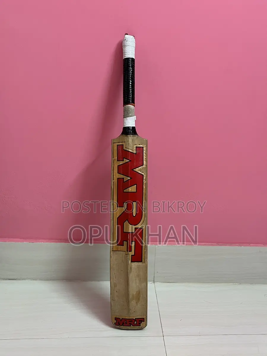 MRF Genius Cricket Bat Kashmir Willow – Used