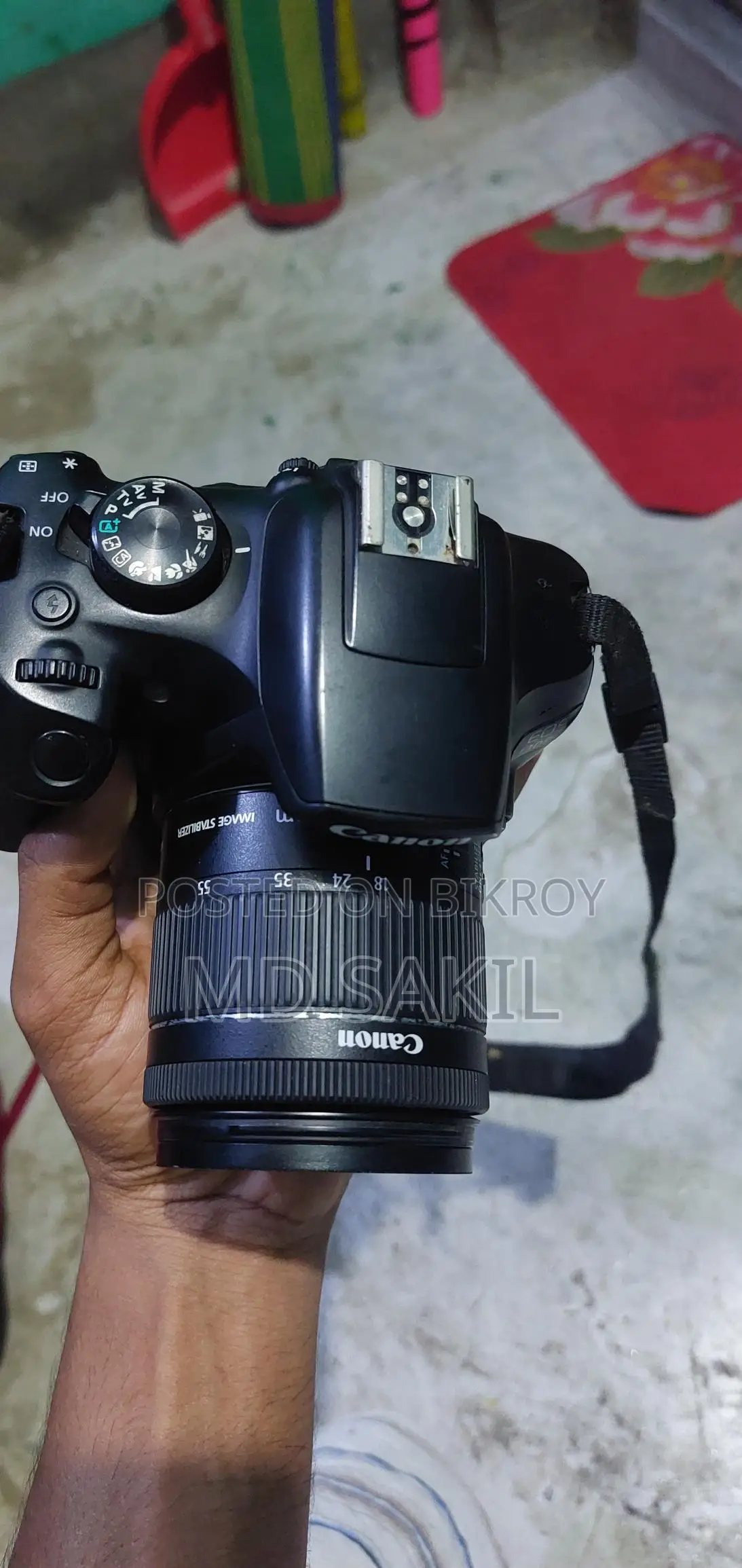 Canon 1300d DSLR Camera (Good Condition) + Lens