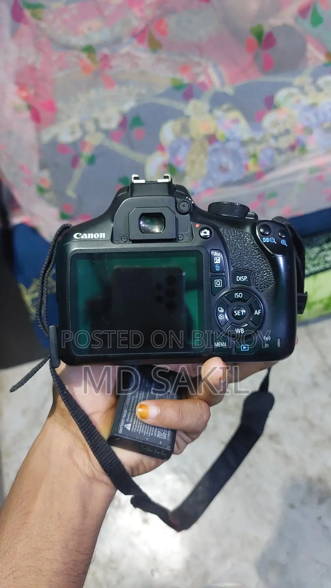 Canon 1300d DSLR Camera (Good Condition) + Lens