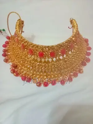 Necklace, Tikli, Earrings