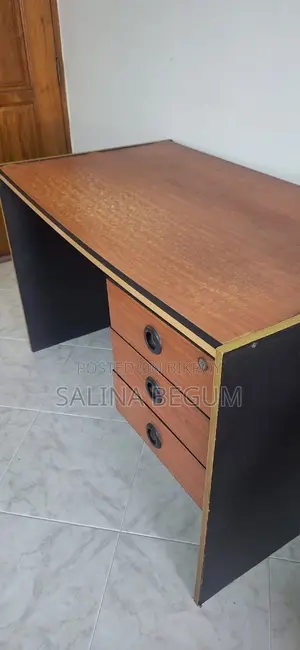 Otobi Table of Length-4 Ft Width- 2 4 Inches with 3 Drawers