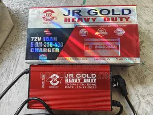 Jr Gold Heavy Duty 72v 10a Battery Charger 6-dm-350-400 Compatible