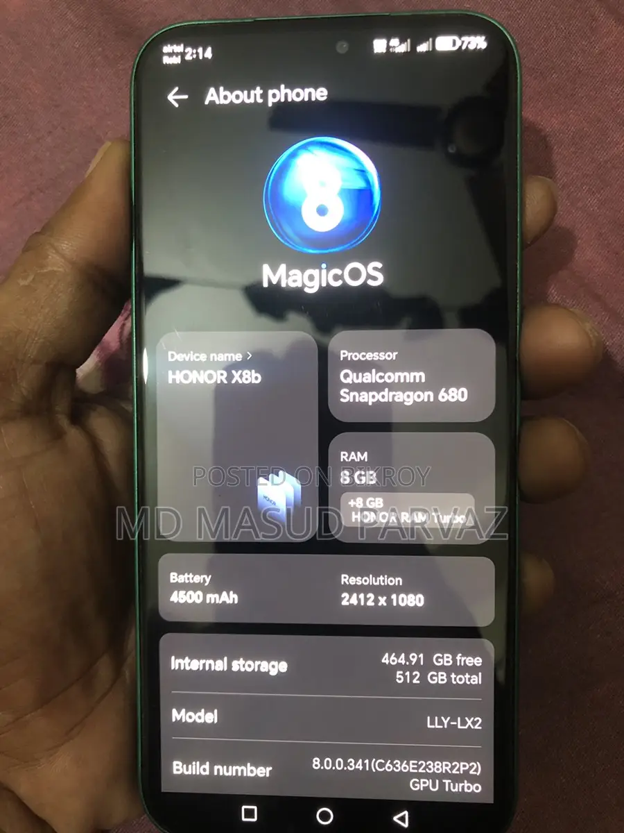 Honor X8b 8/512 GB (Used)