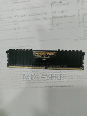 Team Vulcan and Corsair 16GB 3200MHz RAM