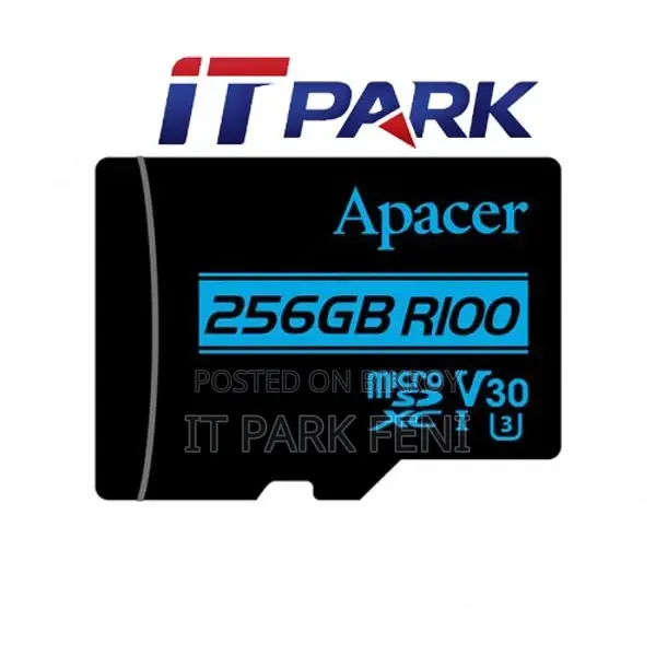 Apacer 256GB MicroSDXC UHS-I U3 V30 R100 A1 Class-10 Memory Card