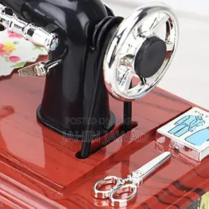 Vintage Sewing Machine Music Box