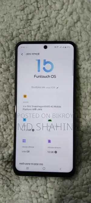 ভিভো ওয়াই২৯ (ব্যবহৃত)