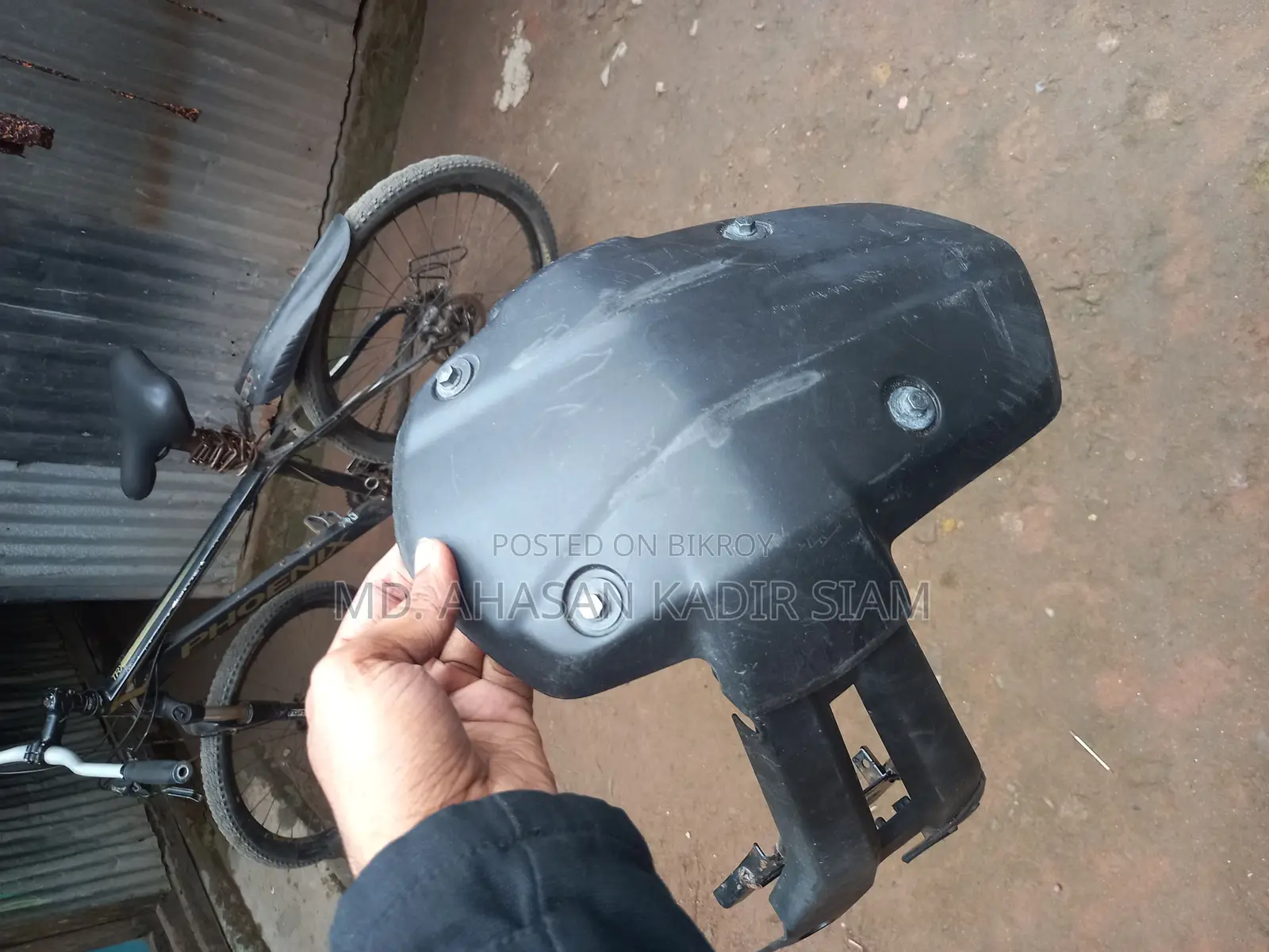 A mudguard will be sold