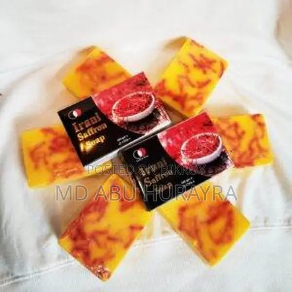 3 Pieces Iranian Saffron Soap
