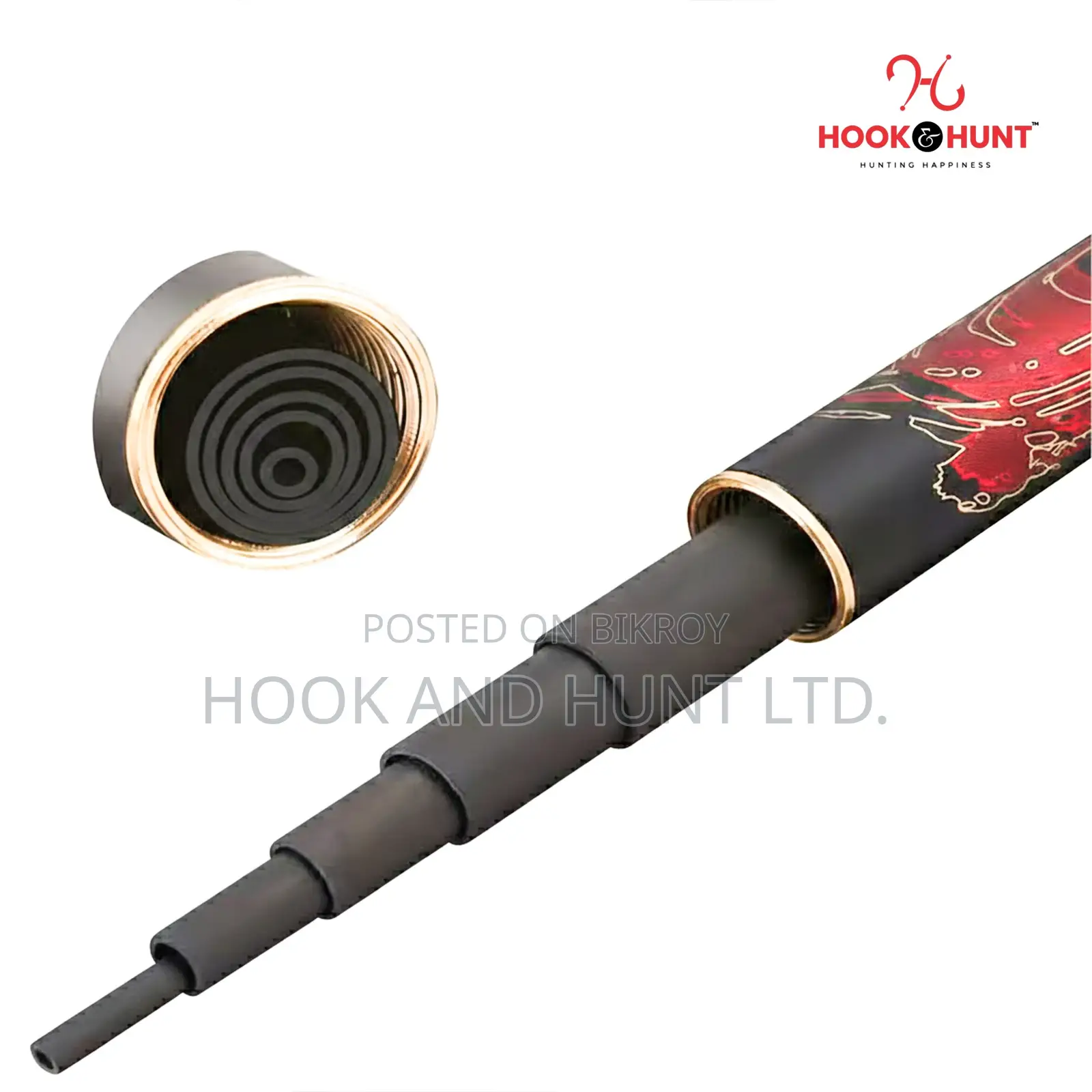Ultra Light Carbon Fishing Rod 3.0 - 4.5m Hard | Hook Hunt
