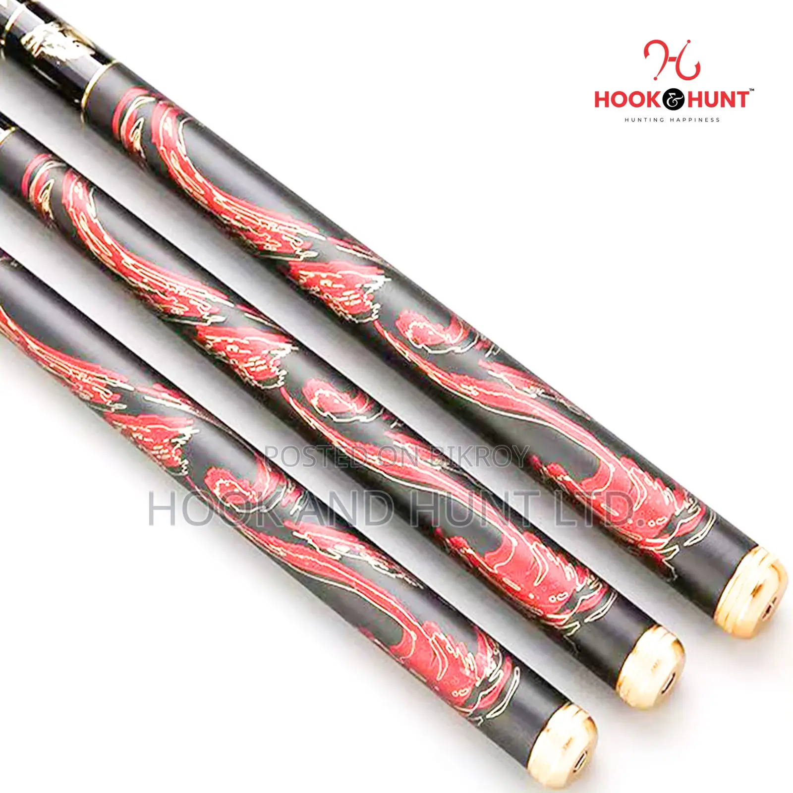 Ultra Light Carbon Fishing Rod 3.0 - 4.5m Hard | Hook Hunt