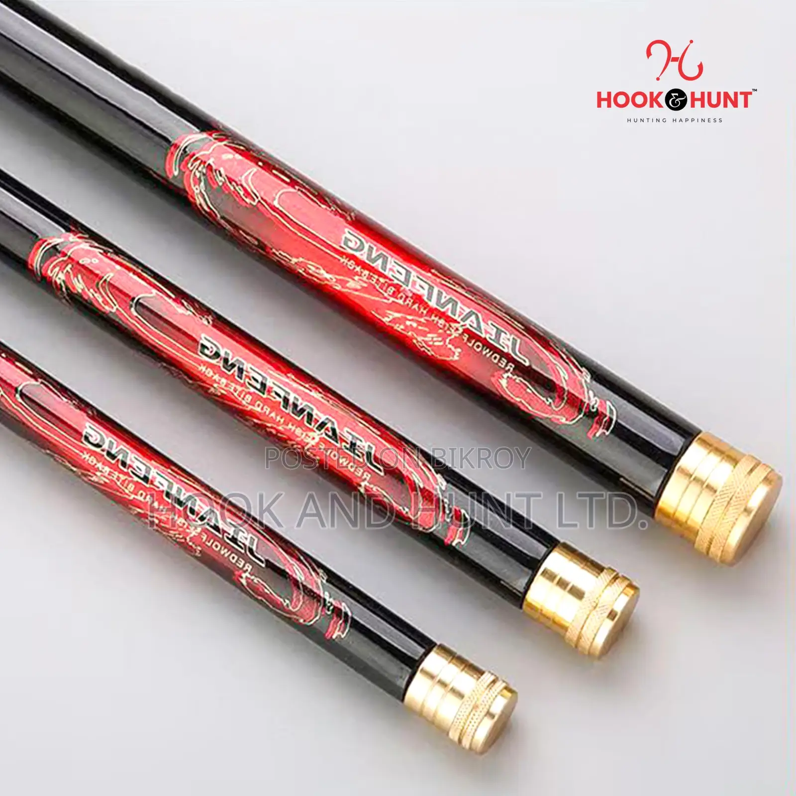 Ultra Light Carbon Fishing Rod 3.0 - 4.5m Hard | Hook Hunt