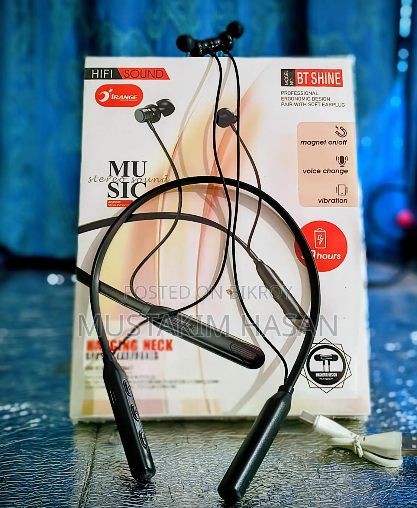 Hanging Neck Sports Earphones