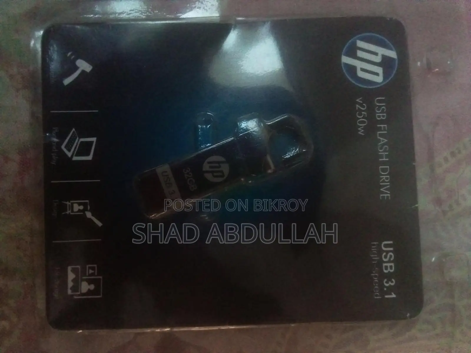 Usb Flash Drive, V250w, 3.1, 32 Gb