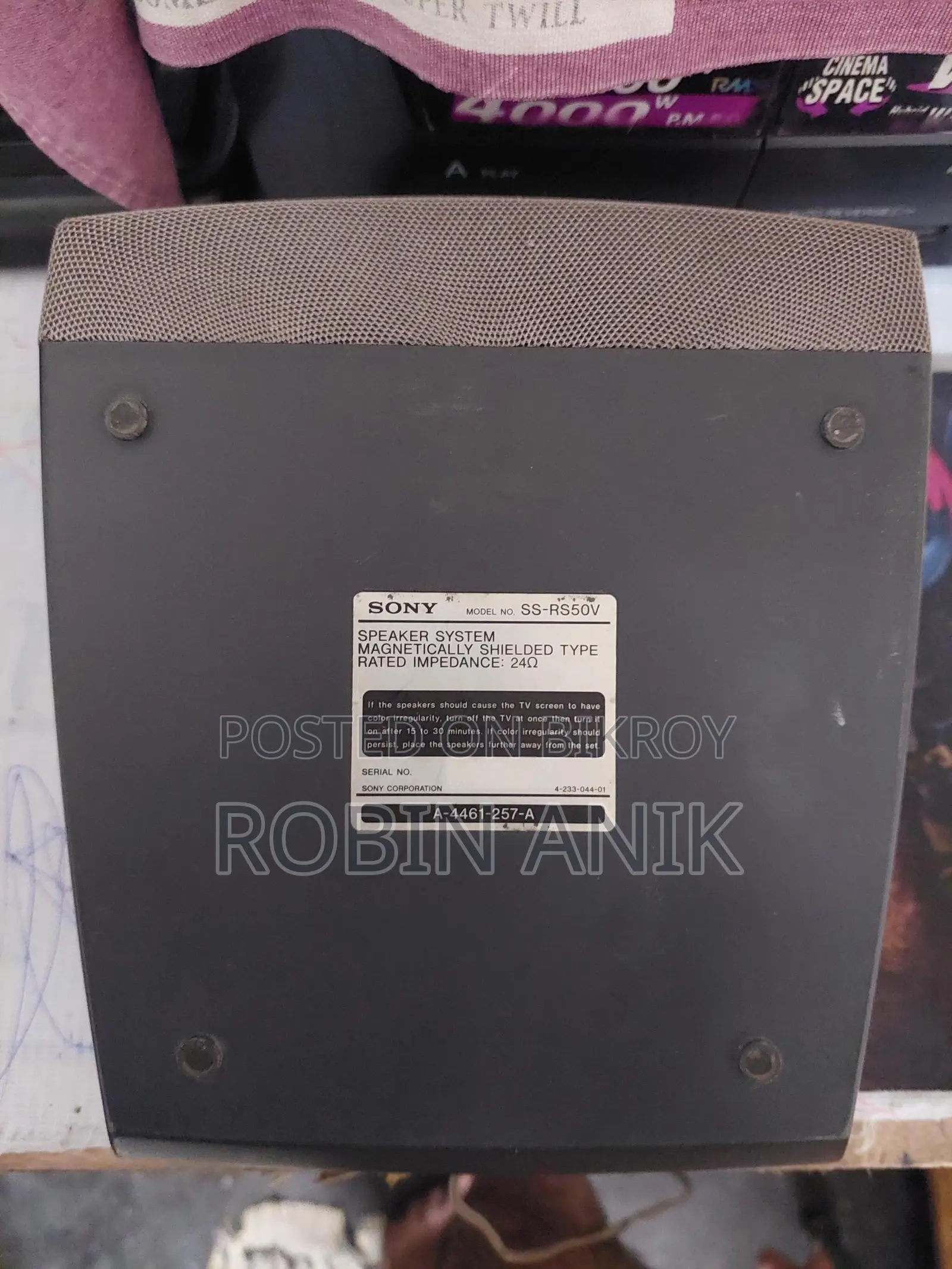 Sony Vx555 Surround Speaker