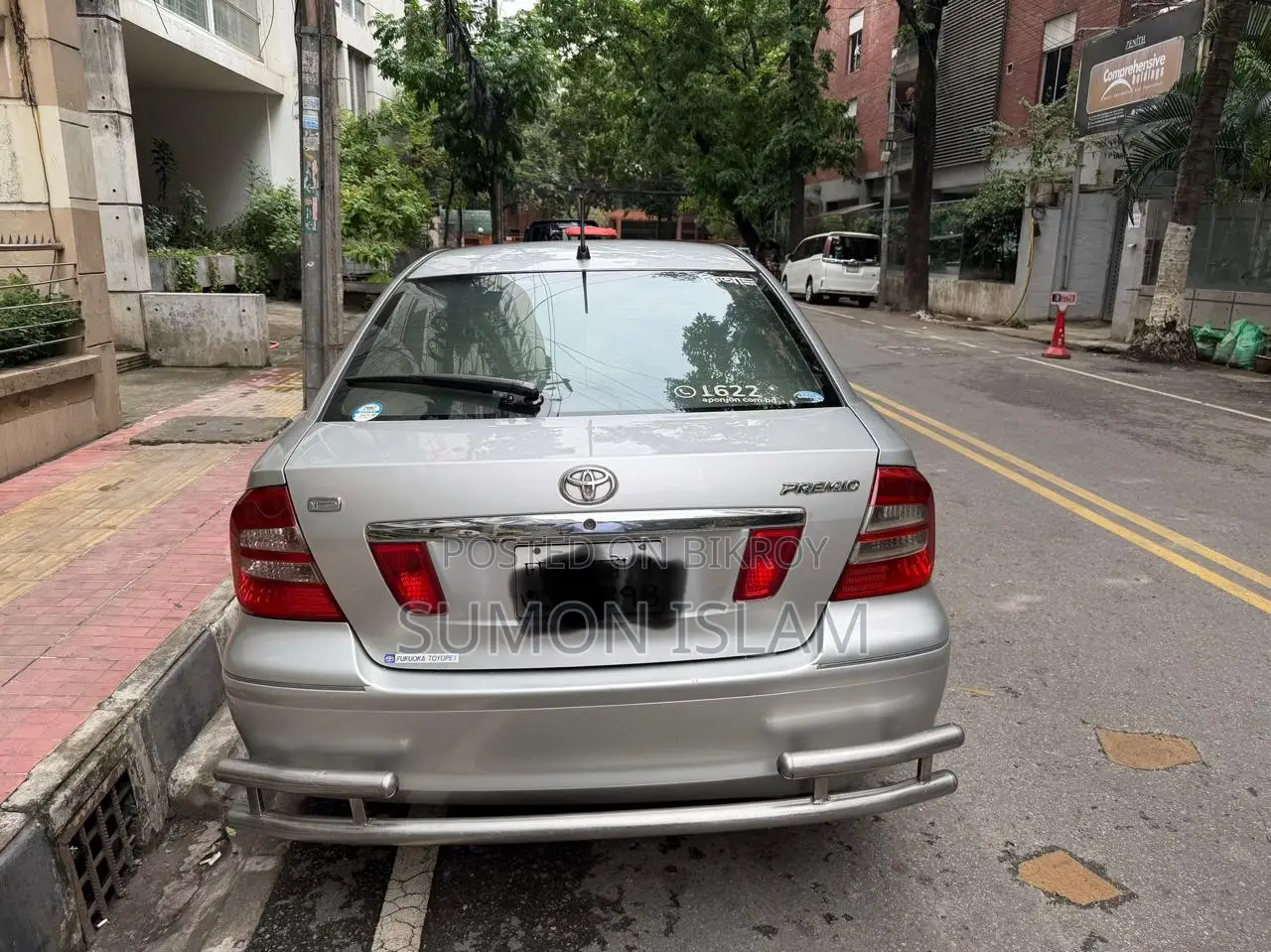 Toyota Premio camera security alert 2004