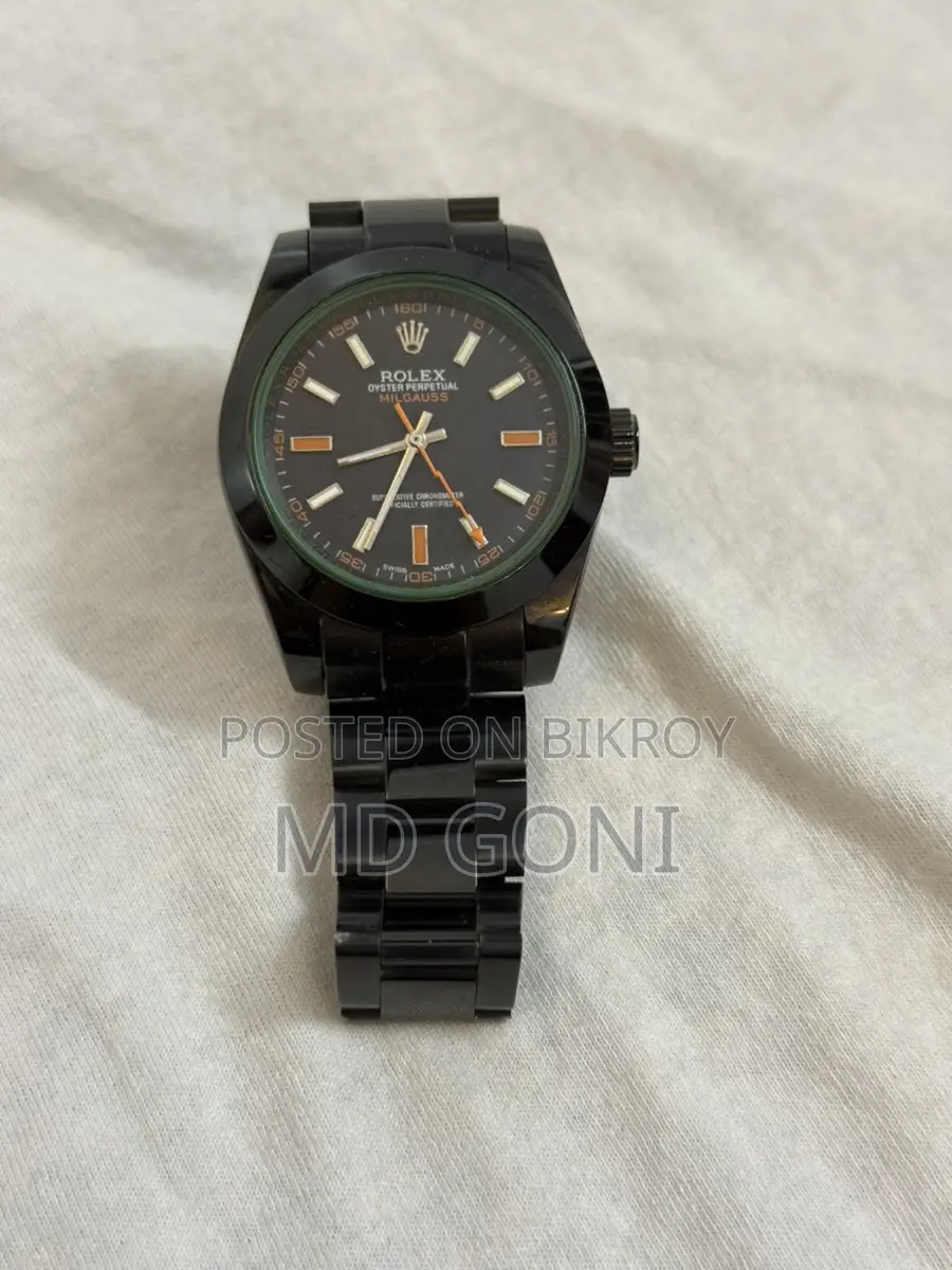 Rolex (Master Copy), Black, Automatic