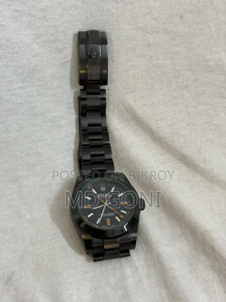 Rolex (Master Copy), Black, Automatic
