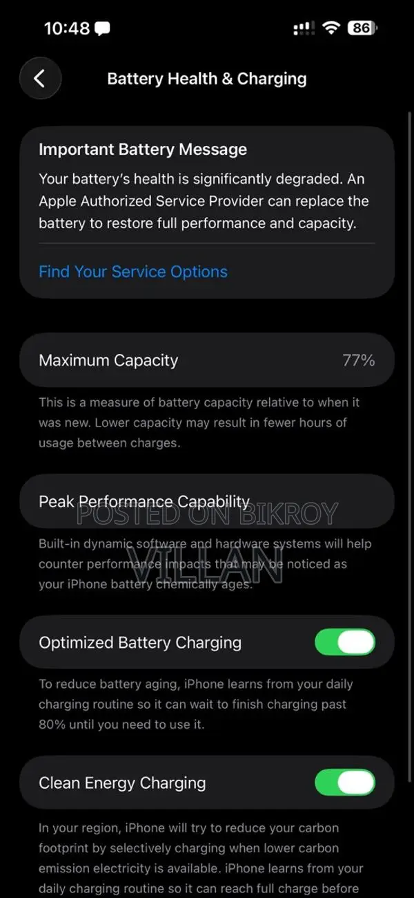 Apple iPhone 14 Pro Max Full Face 256GB/77% (Used)