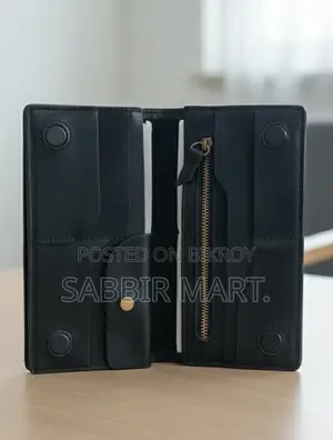 ১০০% লেদার প্রিমিয়াম কোয়ালিটি লং মানিব্যাগ