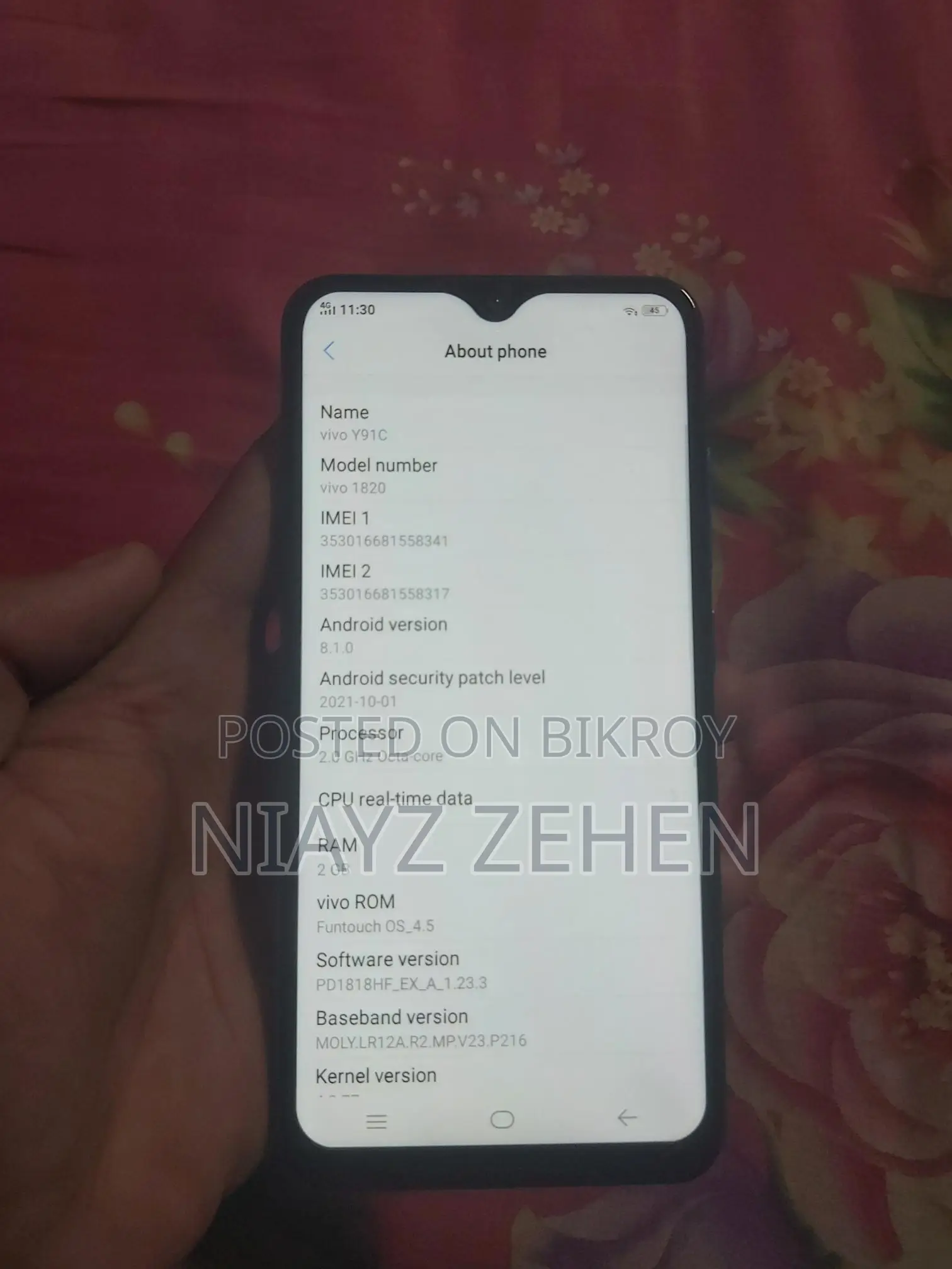 Vivo Y91c (Used)